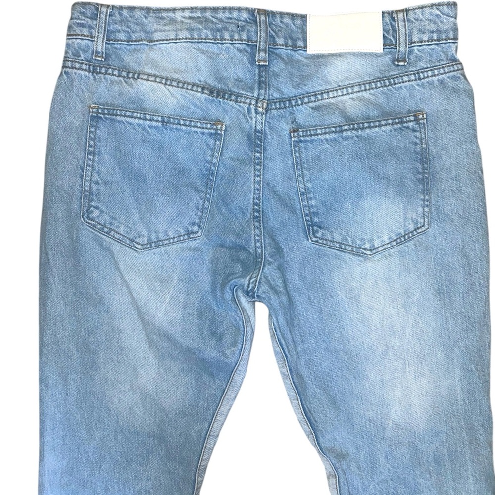 BoohooMAN | Men’s Slim Flare Panel Blue Jeans | Size 32 - Picture 3 of 4